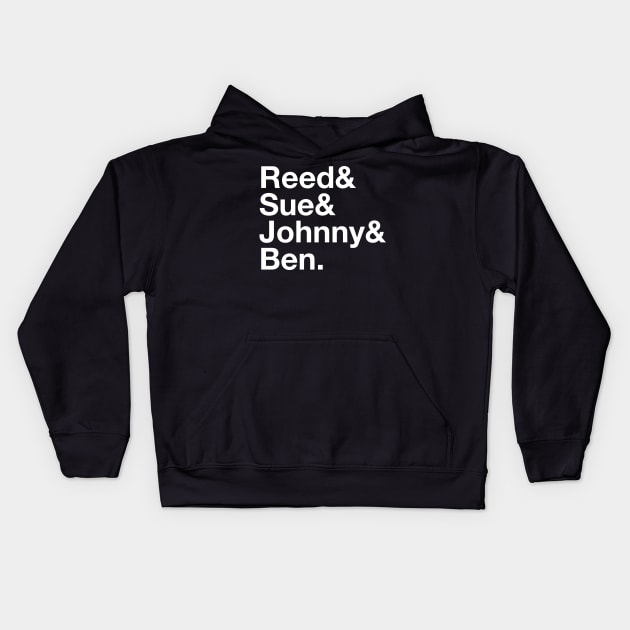 The Four Kids Hoodie by Texted.